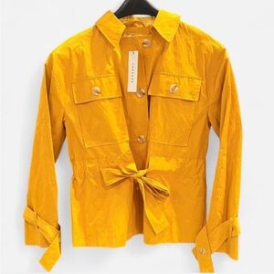 Topshop Mustard Utility Jacket